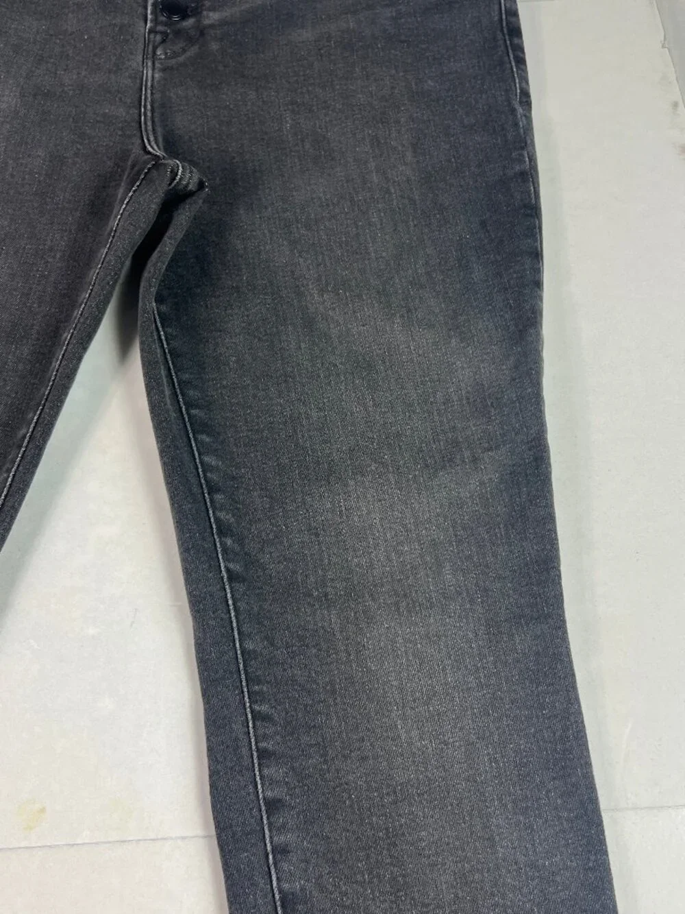 Good American Jeans Womens 31x22* Good Legs High Rise Cropped Black Denim Tag 14